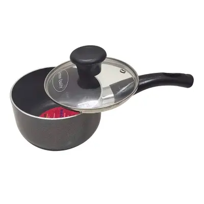 Picture of Kiam milkpan 18CM with glass lid (Induction)(Multicolor)