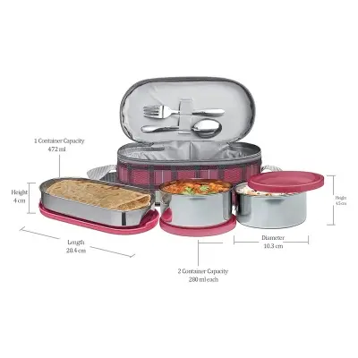 Picture of Milton CORPORATE LUNCH BOX Lunch Box(Multicolor)