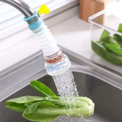 Picture of New Fan Faucet With Clip 360 Adjustable Flexible Kitchen Faucet Tap Water Filter(Multicolor)