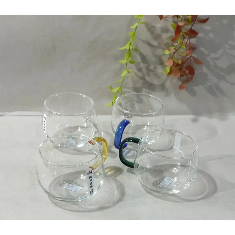 Picture of 4 pcs Deli GLASS CUP GPB26-L4 410ML(Multicolor)