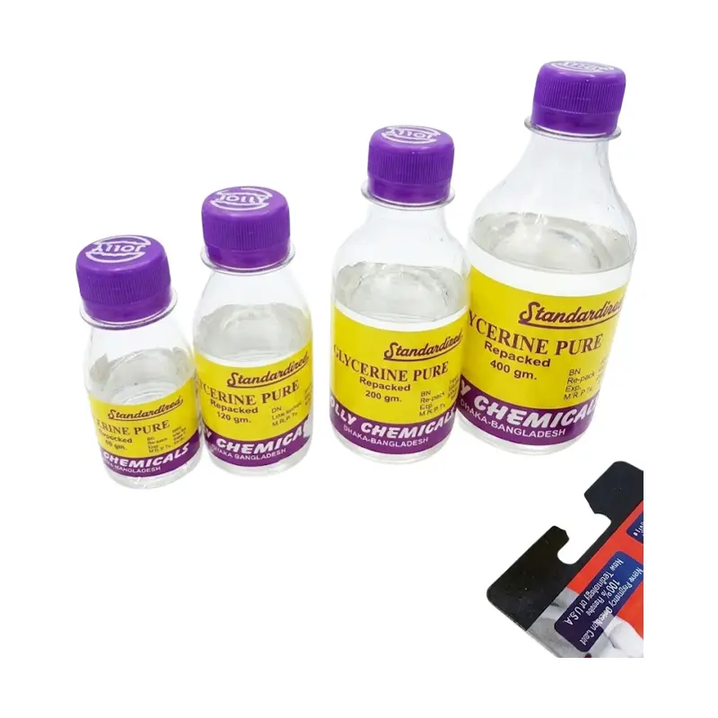 Picture of 60 ml +120+200 ml + 400 =780 ml/ 4 bottle Jolly gliserine for winter