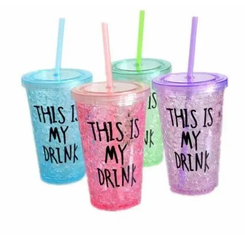Picture of 1PC Refreshing Drinks In Mason Jars With Handle Colorful Lid With Reusable Straw MULTI-COLOR(Multicolor)