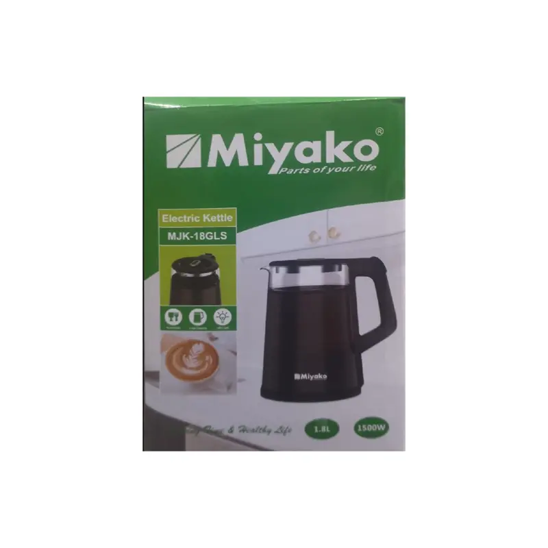 Picture of Miyako 1.8 Liter Electric Kettle MJK-18GLS(Multicolor)