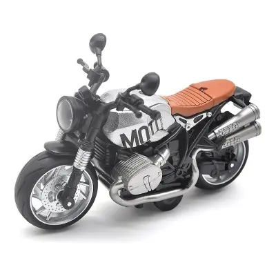 Picture of 1PC Motorcycle Toys for Kids - Pull Back Toy Motorcycle Model 1/12 Scale with Lights and Sounds, Die-Cast Motorcycles Toy for Boys Kids Age 3-12 Year(Multicolor)
