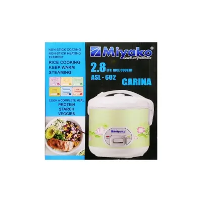 Picture of 2.8 Liter Miyako Rice Cooker ASL-602 Carina(Multicolor)