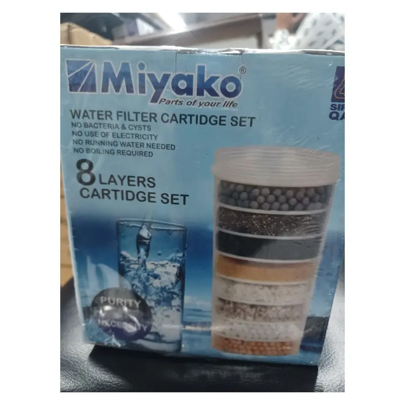 Picture of 1 PC Miyako 8-Layer Water Filter Cartridge Set