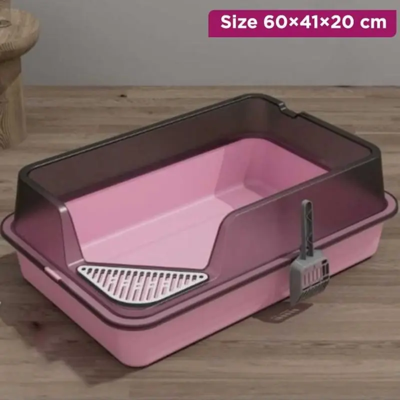 Picture of Cat Litter Box 60x41x20CM with Scoop(Multicolor,3 kg)
