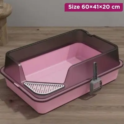 Picture of Cat Litter Box 60x41x20CM with Scoop(Multicolor,3 kg)