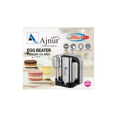 Picture of Ajnur 400 WATT Egg Beater CX-6651(Multicolor)