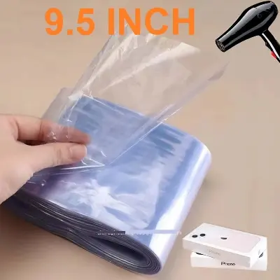 Picture of 1Kg PVC Heat Shrinkable Tubing Transparent Film(9.5 INCH)