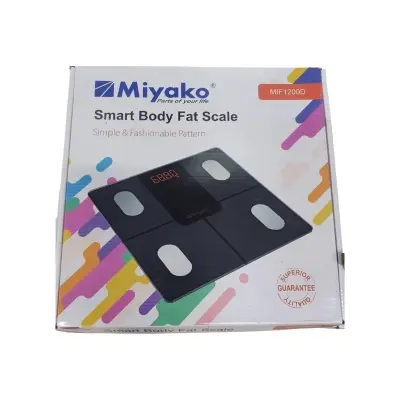 Picture of Miyako Smart Body Fat Scale MIF 1200D Digital Weight Machine(MulticolorMIF1200D)