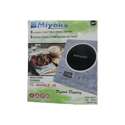 Picture of Miyako Induction Cooker TC-MARBLE05 / MARBLE04 (INVERTER) FREE COOKING POT(Mixed)