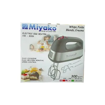 Picture of Miyako electric hand mixer GTM-8006 300W(Multicolor)