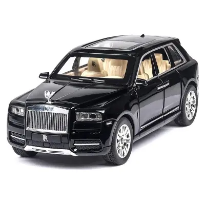 Picture of 1PC 1:32 Rolls Royce Cullinan Diecast Alloy Car Hybrid Super Premium Model Vehicle Metal Toy Pull back Sound Light(Multicolor)
