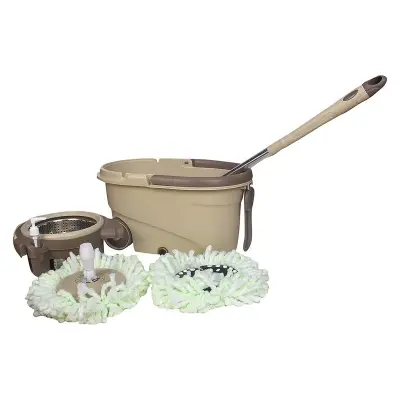 Picture of Spin Mop Rotating Mop Head Spin Mops Wash Easy Magic Microfiber Spinning Head House Home Floor Cleaning(Multicolor)