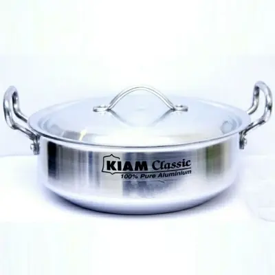 Picture of Kiam Aluminium Wokpan 22CM With Lid(22CM)