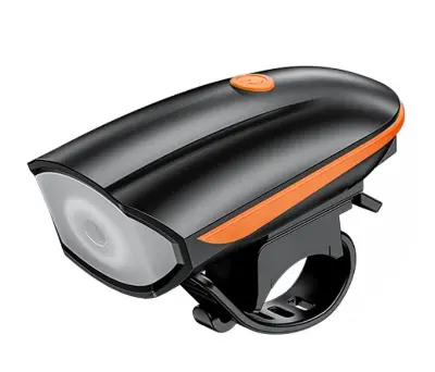 Picture of Waterproof rechargeable 2 in 1 Bicycle Front Light and Horn (Colors available)