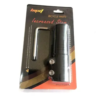 Picture of Bicycle Aluminium Handlebar Strem Long Riser/extender -Black