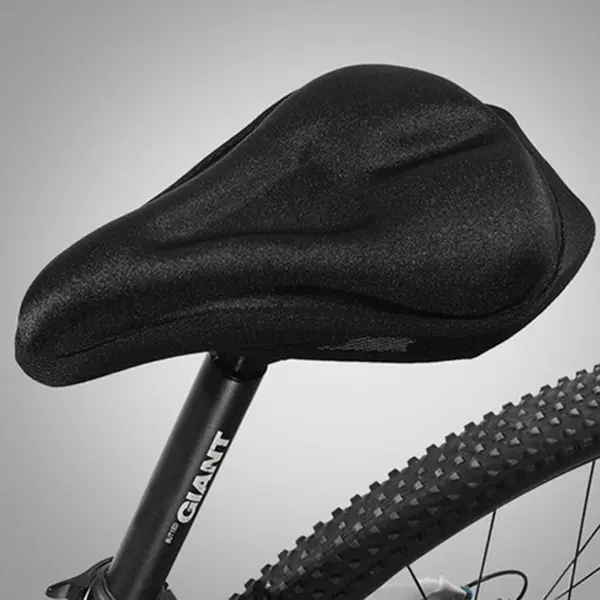 Picture of Silica gmel Mountain Bike Seat Cover Comfort Cushion Absorbingm Shock Bicycle Seat Cover