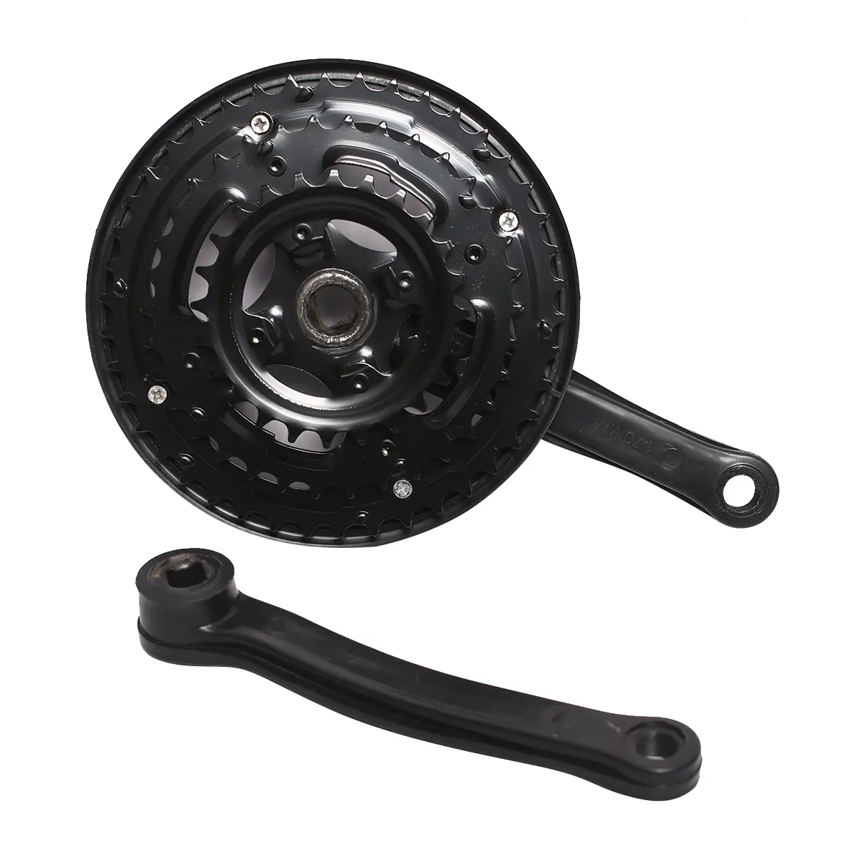 Picture of Aluminum Alloy 3 Piece Sprocket Wheel Racing Sprocket Wheel Bicycle 175 Crank Sprocket Wheel paddle gear