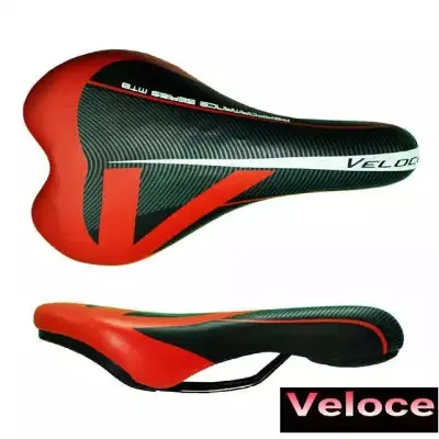 Picture of Veloce Bicycle Seat - Black And Red