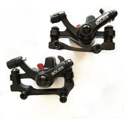 Picture of 2pc Aluminum alloy front and rear disc brakes, mountain and road bike brakes, mechanical caliper - সাইকেল