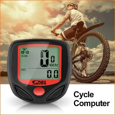 Picture of Waterproof Bicycle Speedometer Wired Cycle Bike Meter Computer Odometer for bicycle