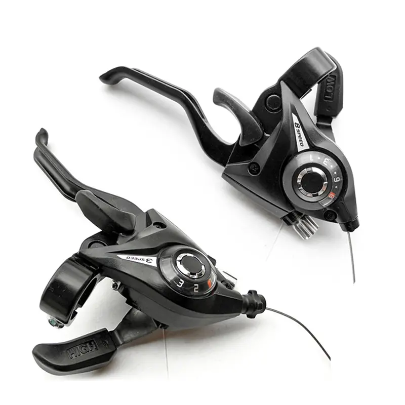 Picture of Original Shimano Bicycle Shifter/Brake Lever Combo (Left & Right ) 2 pcs  (3 x 7 Speed)