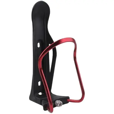 Picture of Bicycle Water Bottle Cage Holder Rack Bracket Aluminum Alloy + Plastic Universal Drink Bottle Mount