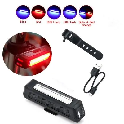 Picture of Rechargeable Usb Bicycle Tail Light LED Comet Lamp Cycling Tail Light Bicycle Tail Light Tail Light Safety Warm Warning - Cycle Accessories - Cycle Light