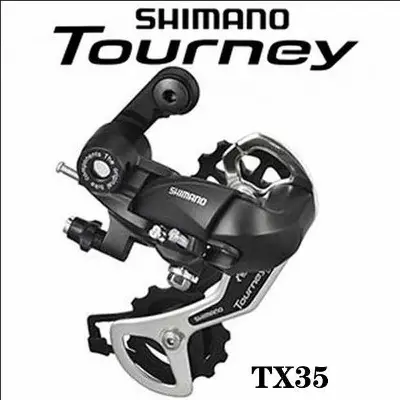 Picture of Shimano RD-TX35 6/7 aluminium Gear MTB Bike rare Derailleur(Chain changer)