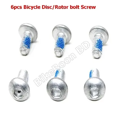 Picture of 6pcs Bicycle Brake Rotor Disc Bolts Screw l Nut t25