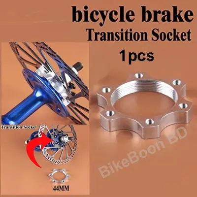 Picture of 1pcs Bicycle Disc Brakes Flanges Aluminum Alloy Lock Nut Flange Thread Disc Brake Adaptor