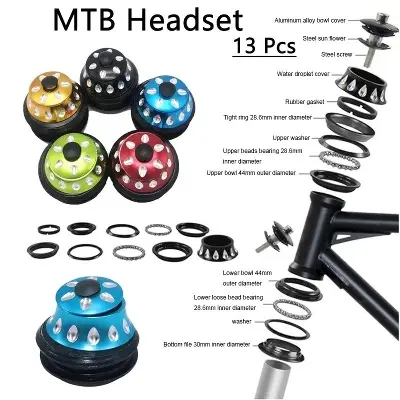 Picture of Bicycle Head Set Aluminum Mountain Bike Headset Cycle Accessories (Available Colors) - সাইকেল