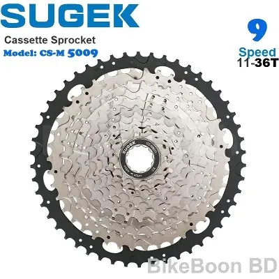 Picture of 9 Speed Cassette Sugek Sprocket Flywheel for bicycle Mountain Bike