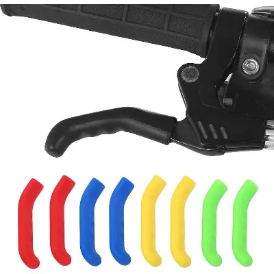 Picture of 1pair Bicycle Brake Lever Protector Cover Anti-slip Brake Handle Cover Silicone MTB Road Bike