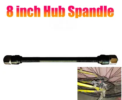 Picture of 1Pc Bicycle 8 inch'' Spindles axle mountain & MTB Bicycle parts (Made In India)