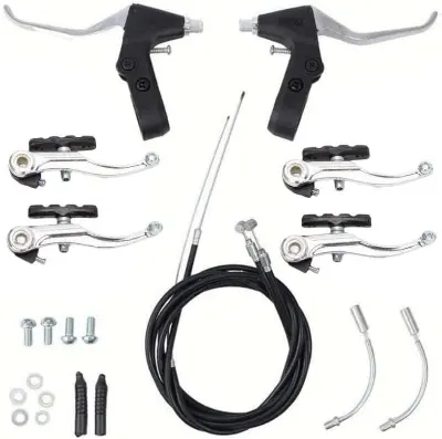 Picture of Bicycle V Brake MTB,Cable Wire and Break Lever Full Set