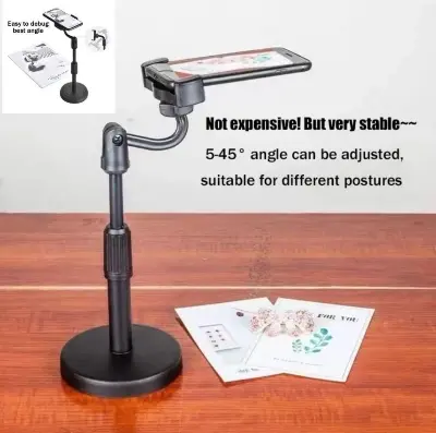 Picture of Height adjustable Mobile Phone Stand Tripod for any phone
