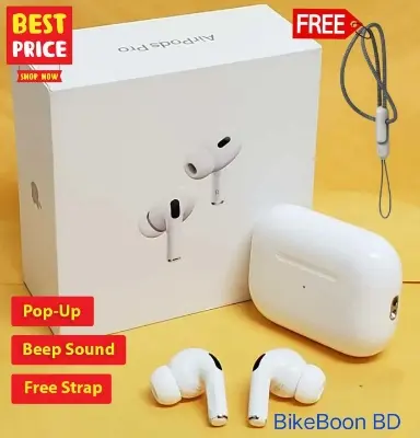 Picture of AirPods Pro 2nd Genaration MADE IN DUBAI Bluetooth Earbuds Waterproof In-Ear Earphone