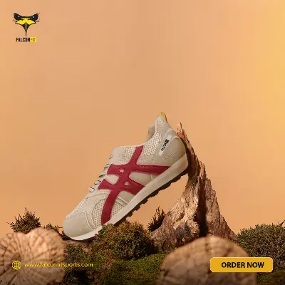 Picture of Falcon Fit Women's Shoe JCF221 Maroon Stripe