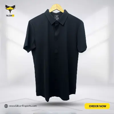 Picture of FF Men's Half Sleeve Shirt Black