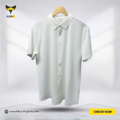 Picture of Falcon Fit Men's Half Sleeve Shirt White