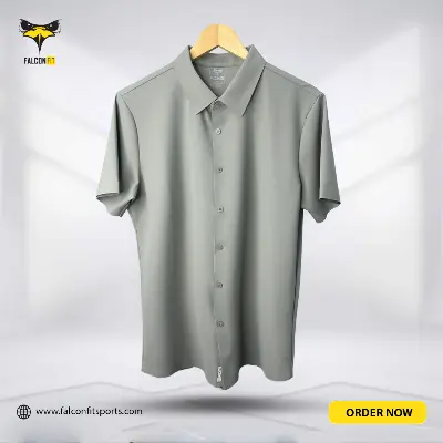 Picture of Falcon Fit Men's Half Sleeve Shirt Olive