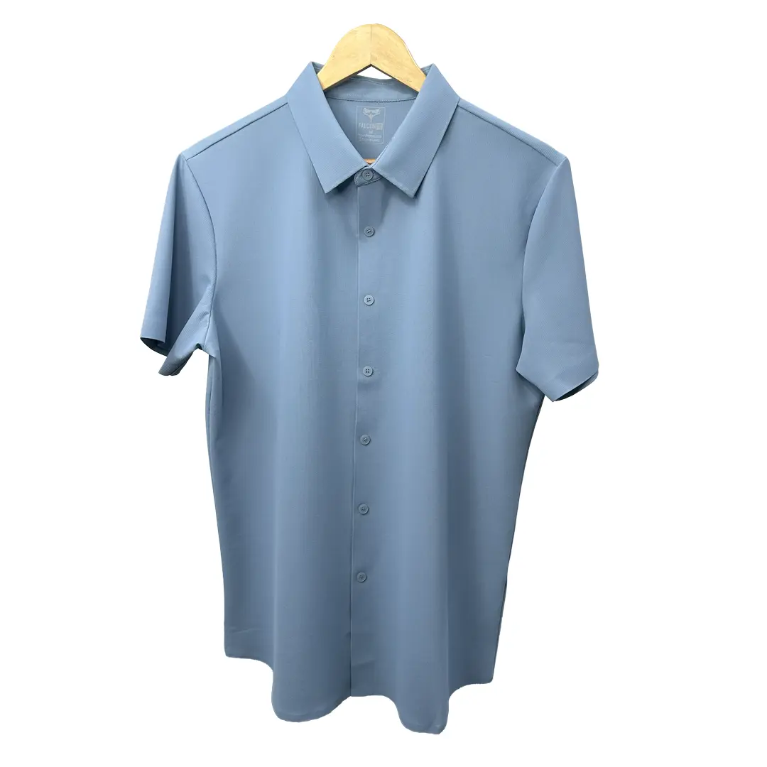 Picture of Falcon Fit Men's Half Sleeve Shirt Sky Blue