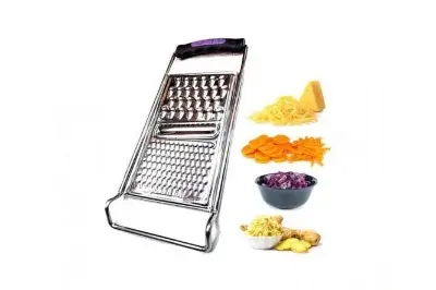 Picture of Fruit planer and Slicer / Stainless Steel with plastic grip Hand Greater Multifunctional Vegetables & Fruits Slicer - Silver