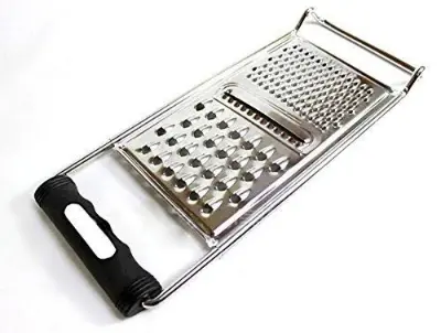 Picture of Fruit planer and Slicer / Stainless Steel with plastic grip Hand Greater Multifunctional Vegetables & Fruits Slicer - Silver