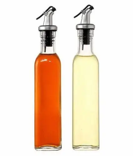 Picture of Oil Savings Glass Jar Kitchen Oil Glass Jar 300 ml (2 pcs jar) - CLEAR