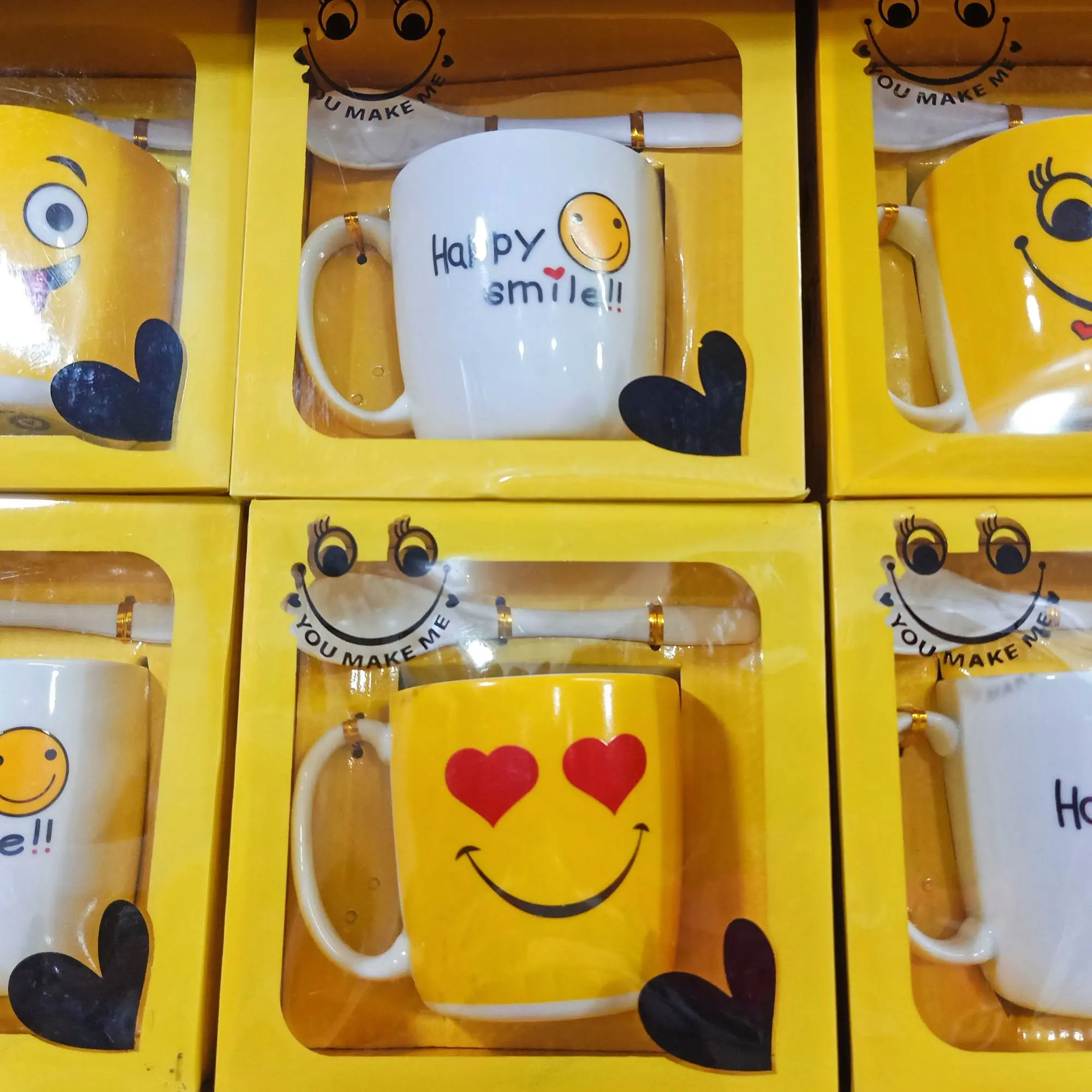 Picture of Emoji Ceramic Mug Birthday Gift🎈 - Yellow