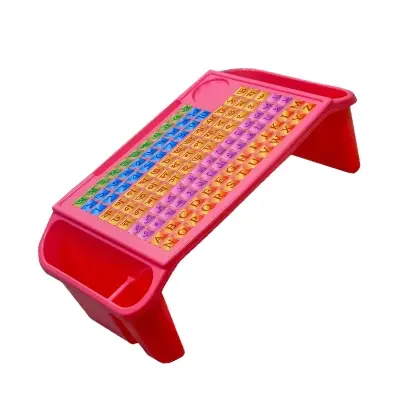 Picture of Baby Reading / Writing Table / Kids Study Table / Storage Box Plastic for baby / bangla, English, arabic letters - Multicolor